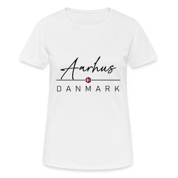 Dänemark - Aarhus - Danemark - T-shirt respirant Femme - blanc - Devant - AI Model Female 172 dark (172cm)