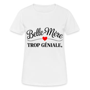 Stiefmutter zu toll - Frauen T-Shirt atmungsaktiv - Weiß - Vorne - AI Model Female 172 dark (172cm)