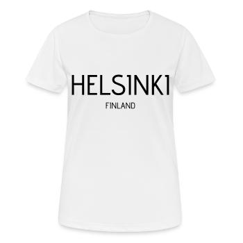 helsinki - Women's Breathable T-Shirt - white - Front - AI Model Female 172 dark (172cm)