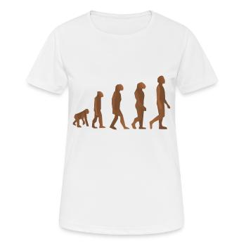 neanderthal cave man caveman steinzeit2 - Women's Breathable T-Shirt - white - Front - AI Model Female 172 dark (172cm)