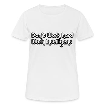 TRAVAIL INTELLIGENT - T-shirt respirant Femme - blanc - Devant - AI Model Female 172 dark (172cm)