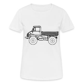Universal Motor Device - Women's Breathable T-Shirt - white - Front - AI Model Female 172 dark (172cm)