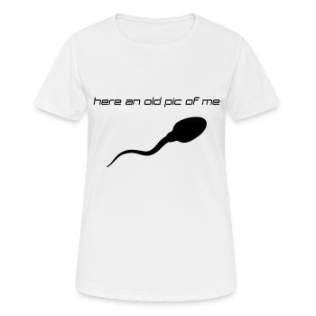ici un vieux pic - T-shirt respirant Femme - blanc - Devant - AI Model Female 172 dark (172cm)