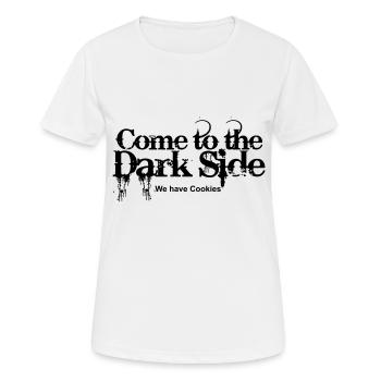 Come to the Dark Side - We have Cookies - Women's Breathable T-Shirt - white - Front - AI Model Female 172 dark (172cm)