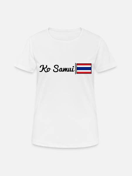 Ko Samui - Thaïlande - T-shirt respirant Femme - blanc