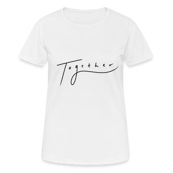 Ensemble ensemble - T-shirt respirant Femme - blanc - Devant - AI Model Female 172 dark (172cm)