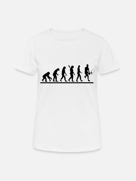 Tennis - T-shirt respirant Femme - blanc
