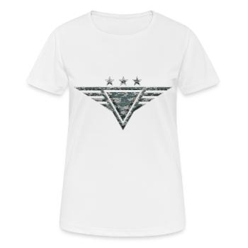 Army - Women's Breathable T-Shirt - white - Front - AI Model Female 172 dark (172cm)