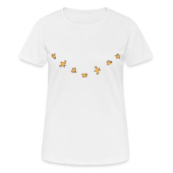 Birdies - Women's Breathable T-Shirt - white - Front - AI Model Female 172 dark (172cm)
