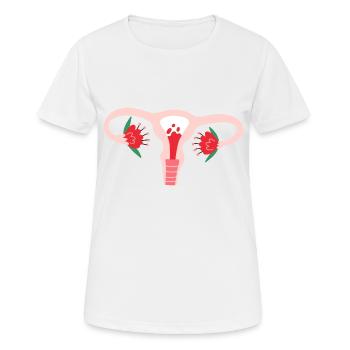 Les règles c'est la vie ! - T-shirt respirant Femme - blanc - Devant - AI Model Female 172 dark (172cm)