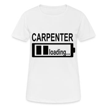 Carpenter Craftsman Joinery Carpenter Planer - Women's Breathable T-Shirt - white - Front - AI Model Female 172 dark (172cm)