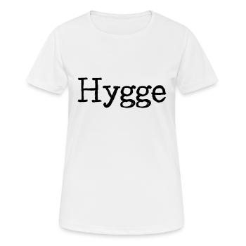 Hygge - Tradition danoise - Attitude à l’égard de la vie - Nice - T-shirt respirant Femme - blanc - Devant - AI Model Female 172 dark (172cm)