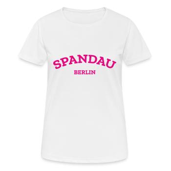 Berlin - Spandau - Gatow - Kladow - T-shirt respirant Femme - blanc - Devant - AI Model Female 172 dark (172cm)