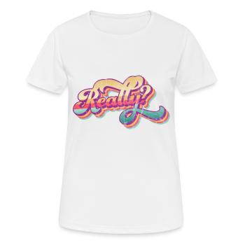VRAIMENT - T-shirt respirant Femme - blanc - Devant - AI Model Female 172 dark (172cm)