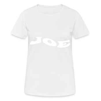 Funny Joe Groovy 4 Hommes Femmes Cool Joe Tie Dye - T-shirt respirant Femme - blanc - Devant - AI Model Female 172 dark (172cm)