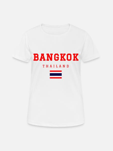 Bangkok Thailand - Frauen T-Shirt atmungsaktiv - Weiß