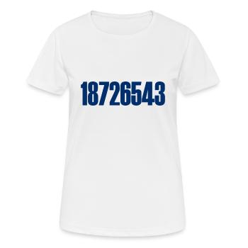 18726543 - LS V8 - Ordre d’allumage - T-shirt respirant Femme - blanc - Devant - AI Model Female 172 dark (172cm)