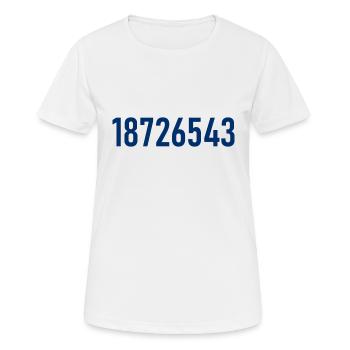 18726543 - LS V8 - Ordre d’allumage - Cylindre - T-shirt respirant Femme - blanc - Devant - AI Model Female 172 dark (172cm)