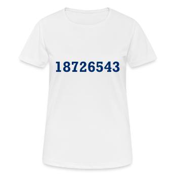 18726543 - LS V8 - Ordre d’allumage - Cylindre - T-shirt respirant Femme - blanc - Devant - AI Model Female 172 dark (172cm)
