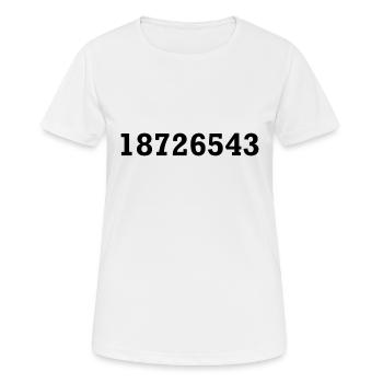 18726543 - LS V8 - Ordre d’allumage - Cylindre - T-shirt respirant Femme - blanc - Devant - AI Model Female 172 dark (172cm)