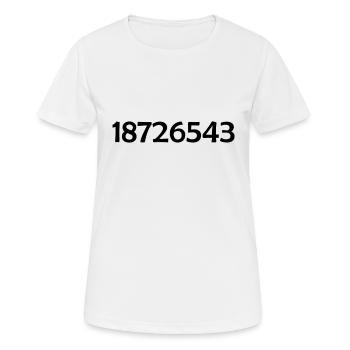 18726543 - LS V8 - Ordre d’allumage - Cylindre - T-shirt respirant Femme - blanc - Devant - AI Model Female 172 dark (172cm)