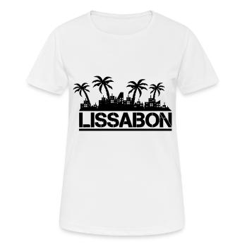 Lisbon - Women's Breathable T-Shirt - white - Front - AI Model Female 172 dark (172cm)