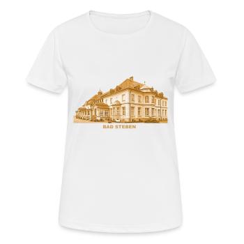 Bad Steben Staatsbad Kur Oberfranken Bayern - Frauen T-Shirt atmungsaktiv - Weiß - Vorne - AI Model Female 172 dark (172cm)