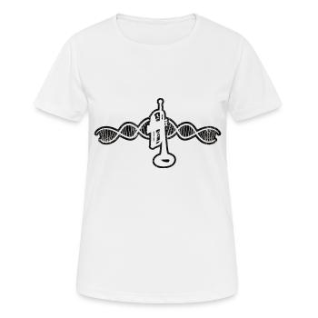 Trompetenspieler Trompete Musiker Blasinstrument - Frauen T-Shirt atmungsaktiv - Weiß - Vorne - AI Model Female 172 dark (172cm)