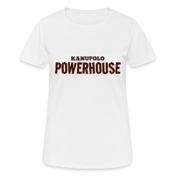 Centrale de canoë-polo - T-shirt respirant Femme - blanc - Devant - AI Model Female 172 dark (172cm)