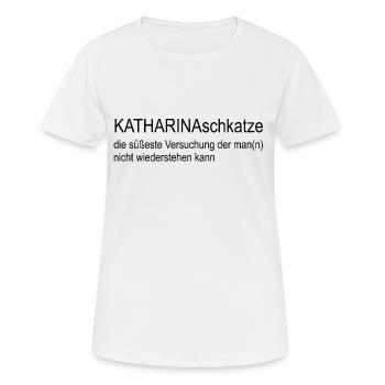 Top moderner T-Shirt Design Must have 2024 - Frauen T-Shirt atmungsaktiv - Weiß - Vorne - AI Model Female 172 dark (172cm)