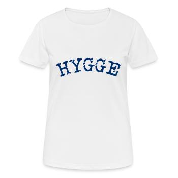 Hygge Scandinavian Lifestyle - Frauen T-Shirt atmungsaktiv - Weiß - Vorne - AI Model Female 172 dark (172cm)