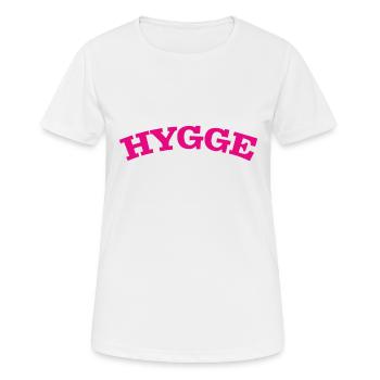Hygge Scandinavian Lifestyle - Frauen T-Shirt atmungsaktiv - Weiß - Vorne - AI Model Female 172 dark (172cm)