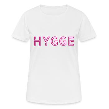 Hygge Scandinavian Lifestyle - Frauen T-Shirt atmungsaktiv - Weiß - Vorne - AI Model Female 172 dark (172cm)