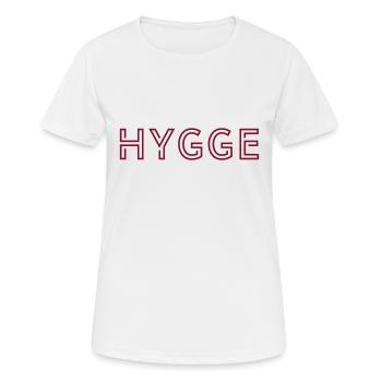 Hygge Scandinavian Lifestyle - Frauen T-Shirt atmungsaktiv - Weiß - Vorne - AI Model Female 172 dark (172cm)
