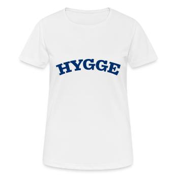 Hygge Scandinavian Lifestyle - Frauen T-Shirt atmungsaktiv - Weiß - Vorne - AI Model Female 172 dark (172cm)