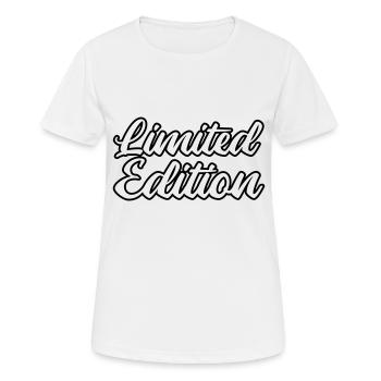 Édition limitée - T-shirt respirant Femme - blanc - Devant - AI Model Female 172 dark (172cm)