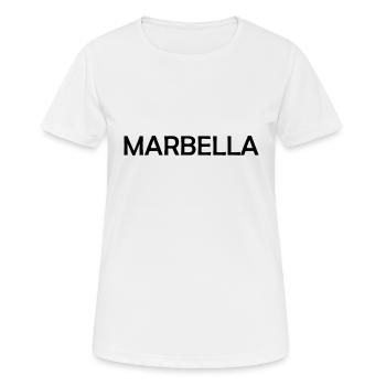 Marbella España Spain Spainen - Women's Breathable T-Shirt - white - Front - AI Model Female 172 dark (172cm)