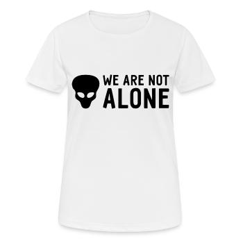 Alien - We Are Not Alone - Aliens - Women's Breathable T-Shirt - white - Front - AI Model Female 172 dark (172cm)