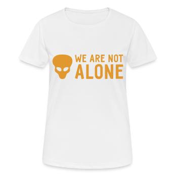 Alien - We Are Not Alone - Aliens - Women's Breathable T-Shirt - white - Front - AI Model Female 172 dark (172cm)