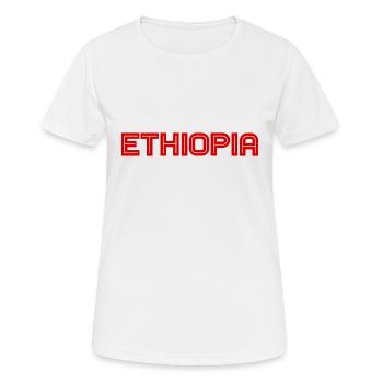 Ethiopia - Ethiopia - Addis Ababa - Africa - Afri - Women's Breathable T-Shirt - white - Front - AI Model Female 172 dark (172cm)