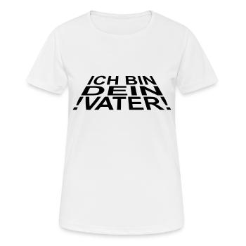 i am your father - Women's Breathable T-Shirt - white - Front - AI Model Female 172 dark (172cm)