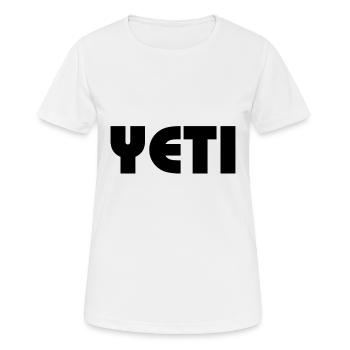 Yeti - Women's Breathable T-Shirt - white - Front - AI Model Female 172 dark (172cm)