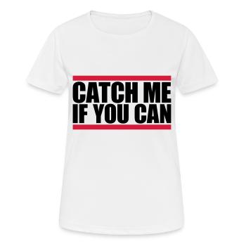 Rote Balken Catch - Frauen T-Shirt atmungsaktiv - Weiß - Vorne - AI Model Female 172 dark (172cm)