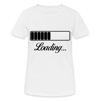 Loading - Women's Breathable T-Shirt - white - Front - AI Model Female 172 dark (172cm)