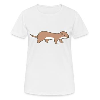 Weasel - Women's Breathable T-Shirt - white - Front - AI Model Female 172 dark (172cm)
