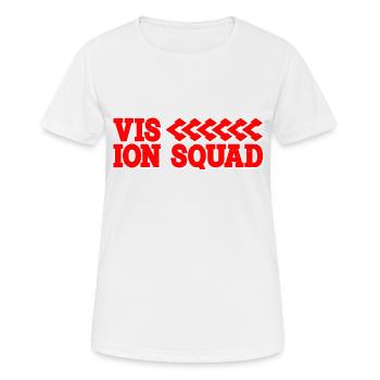 Vision Squad 5 - Frauen T-Shirt atmungsaktiv - Weiß - Vorne - AI Model Female 172 dark (172cm)