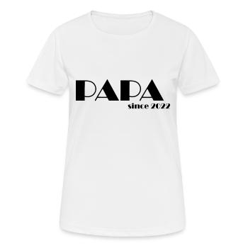 Papa 2022 s - Frauen T-Shirt atmungsaktiv - Weiß - Vorne - AI Model Female 172 dark (172cm)