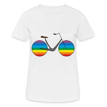 Bike - Women's Breathable T-Shirt - white - Front - AI Model Female 172 dark (172cm)