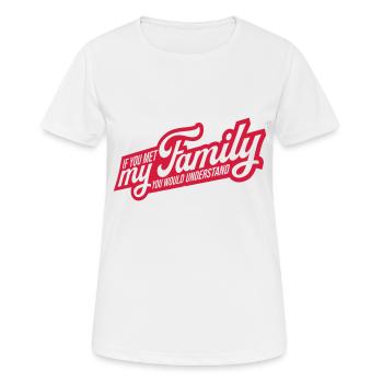 you would understand quote - Women's Breathable T-Shirt - white - Front - AI Model Female 172 dark (172cm)