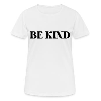 SOYEZ GENTIL - T-shirt respirant Femme - blanc - Devant - AI Model Female 172 dark (172cm)